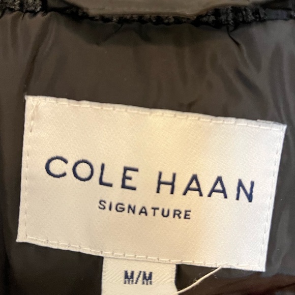 𝐂𝐨𝐥𝐞 𝐇𝐚𝐚𝐧 Signature Quilted Water Resistant Belted Jacket Size Medium - Picture 8 of 11